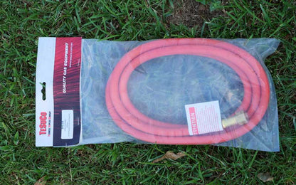 2 metre replacement LPG hose for gas weed burners
