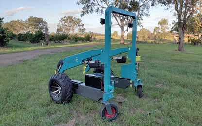 Hand-E T electric tractor battery compartment