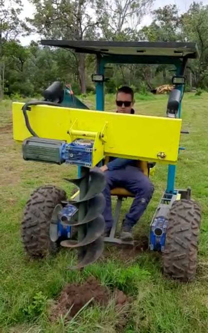 Battery powered skid steer loader for small acreage
