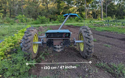 Australian made axle extensions for electric farm tractors