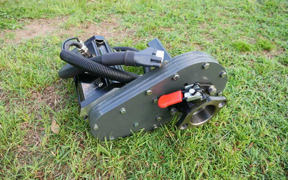 BCS implement adaptor for the Cyber Clydesdale electric tractor