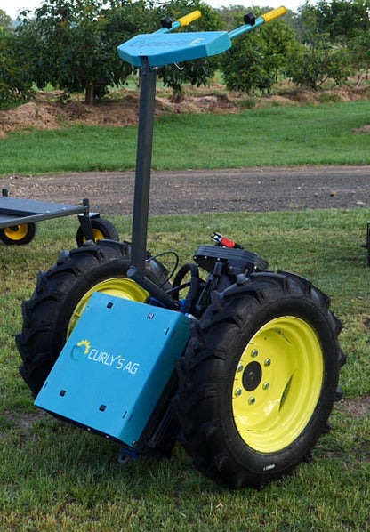 Zero emission electric farm tractor for small properties