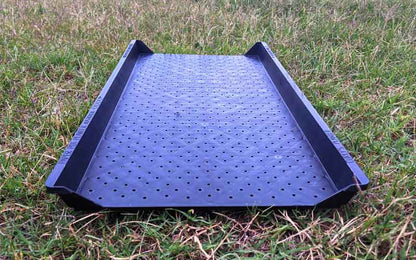 Open ended growing tray with drainage for fodder systems