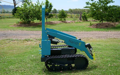 Electric skid steer loader control layout
