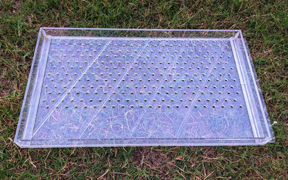 Microgreen seeder for even density seed sowing
