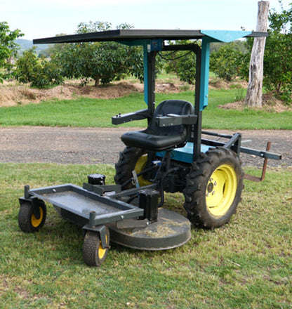 Cyber Clydesdale mowing attachment underside