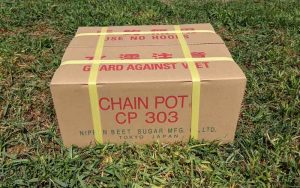 Tight spacing paper chain pots for the CP-1 PRO transplanter