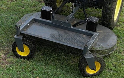 Mower deck attachment for the Cyber Clydesdale electric tractor