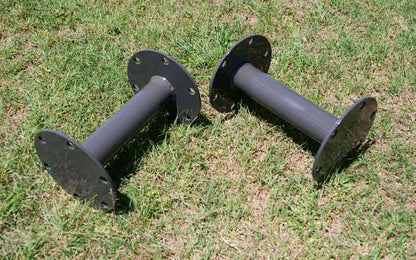 Cyber Clydesdale axle extensions for a wider wheel track