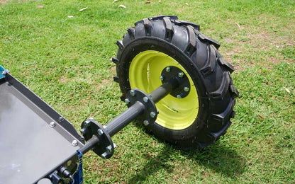 Cyber Clydesdale axle extensions installed